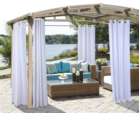 outdoor gazebo curtains